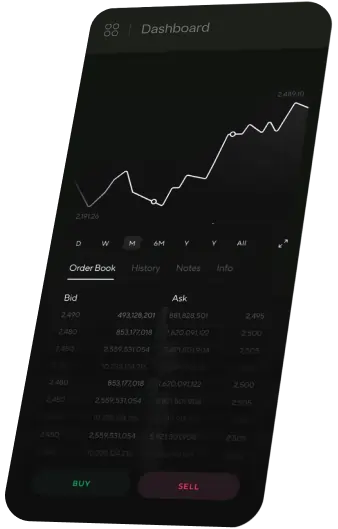 Ultima Markets App Dashboard on Mobile