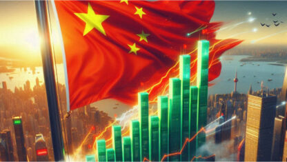 Hang Seng Index Rallies as China’s Central Bank Slashes Rates 